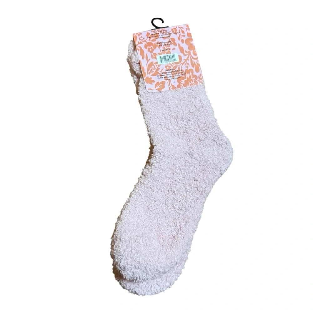 Carnival Girls Super Soft Slipper Socks Blush Pink Cozy Plush